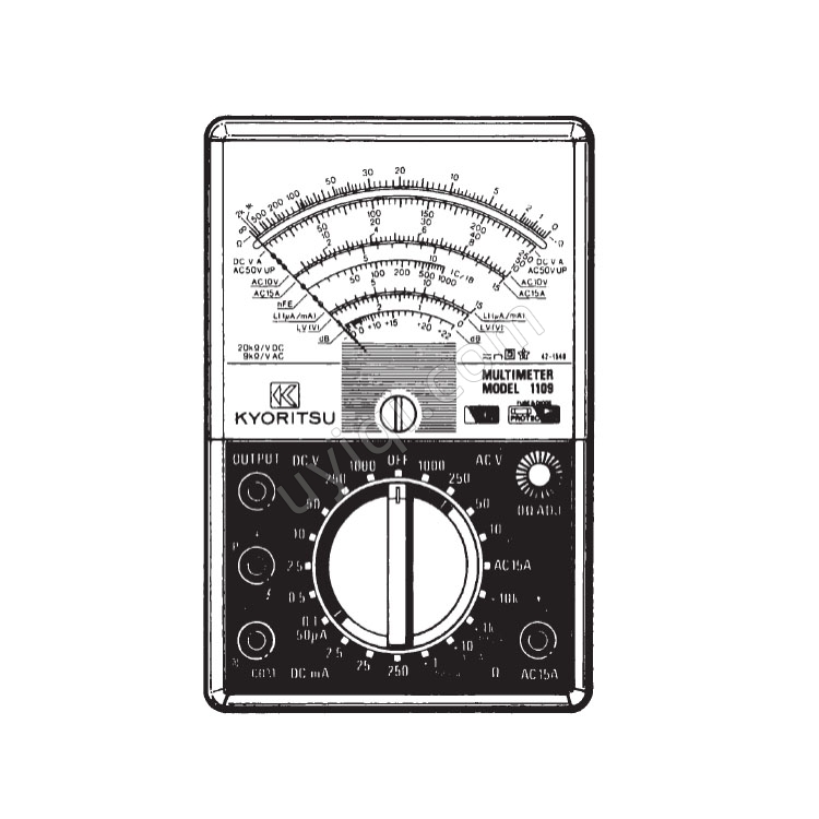 日本KYORITSU克列茨指針式萬用表KEW 1109S