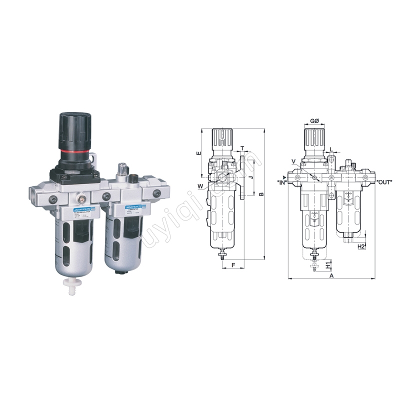 Janatics吉耐斯FRCLM156334-A模塊化FRL空氣制備單元
