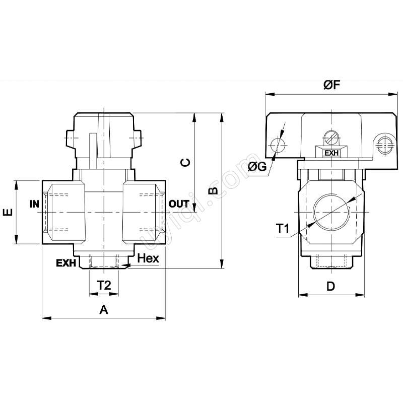 Janatics吉耐斯GS245L61截止閥