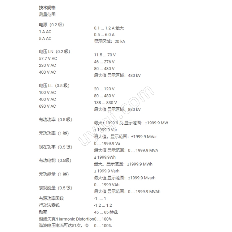 PCE-ND30單相功率計英國PCE