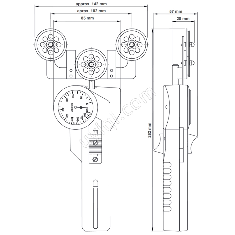 DXF-120張力計(jì)德國schmidt