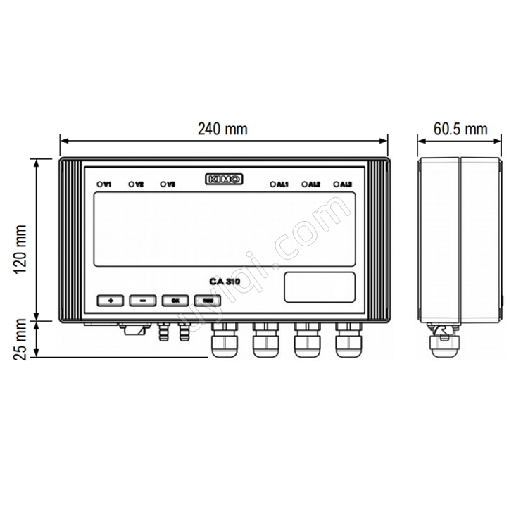 CA310大型顯示屏多功能變送器法國(guó)sauermann索爾曼