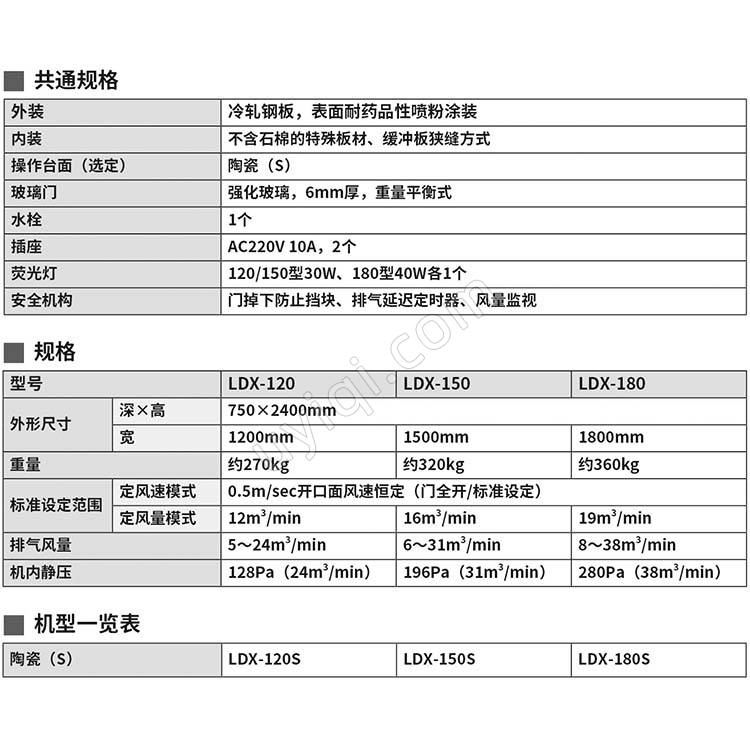 雅馬拓通風(fēng)柜LDX