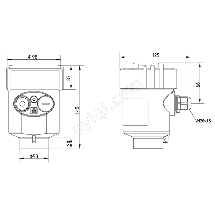 智能雷達物位計JY-92RD81冀儀