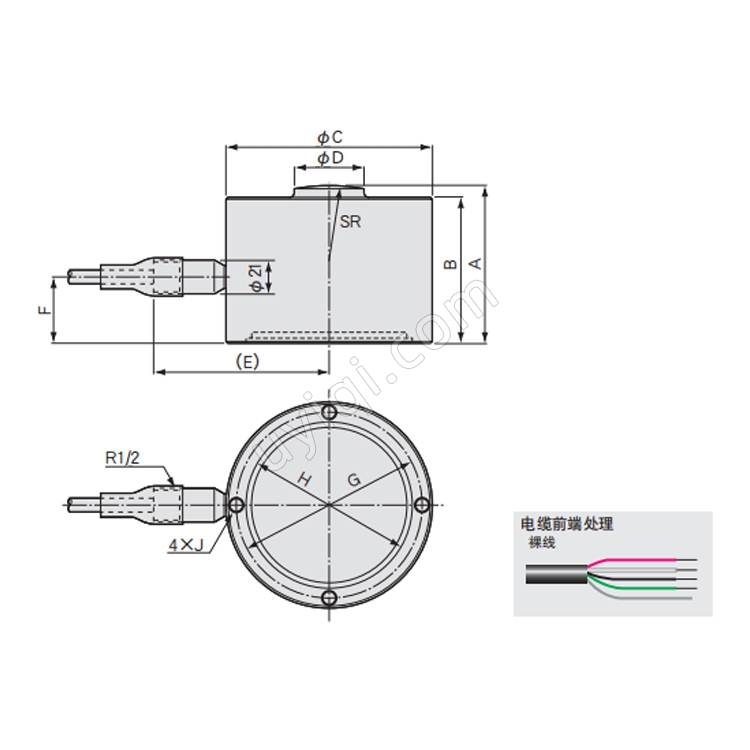 LCV-A小型壓縮式載荷傳感器日本KYOWA