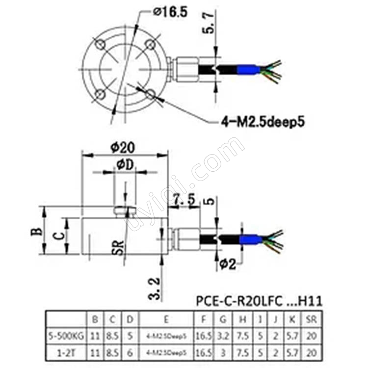 PCE-C-R20LFC-H11測力計英國PCE