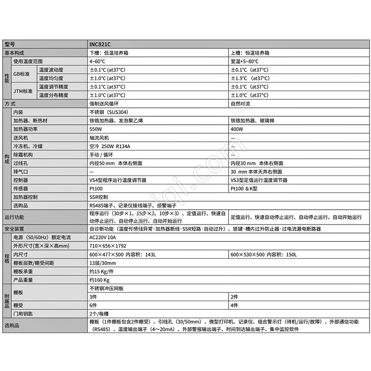 INC821C雅馬拓兩槽式恒溫培養(yǎng)箱