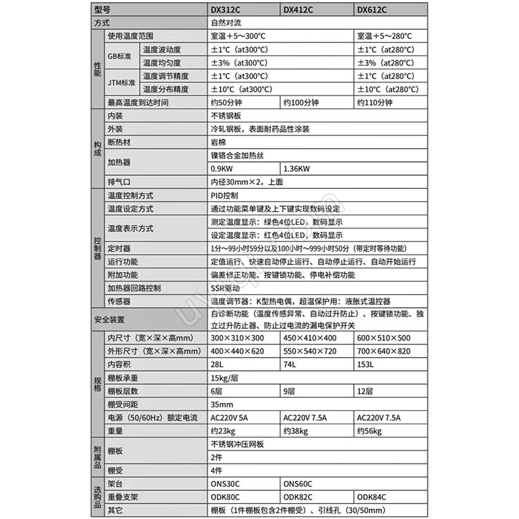 雅馬拓定溫干燥箱DX312C/412C/612C