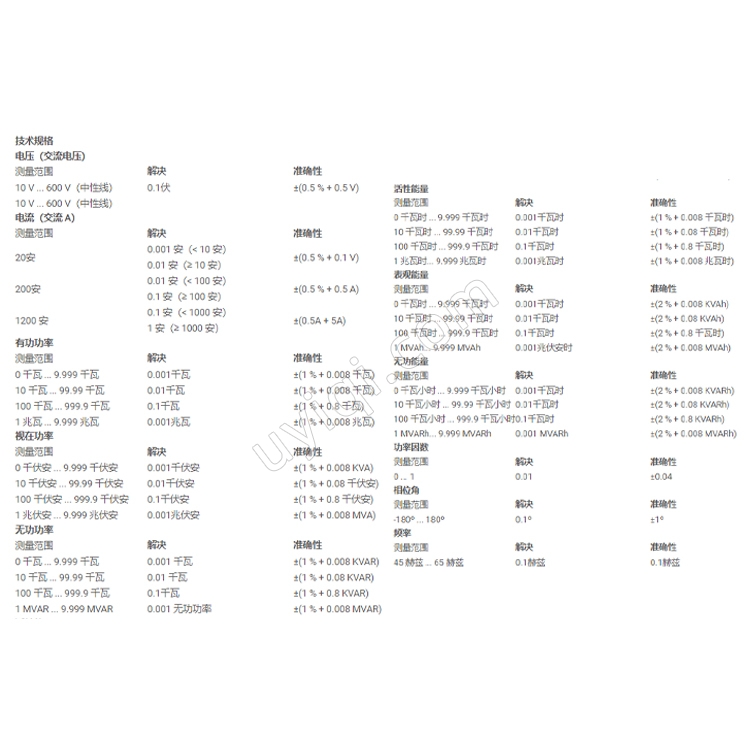PCE-PA8000三相功率計英國PCE
