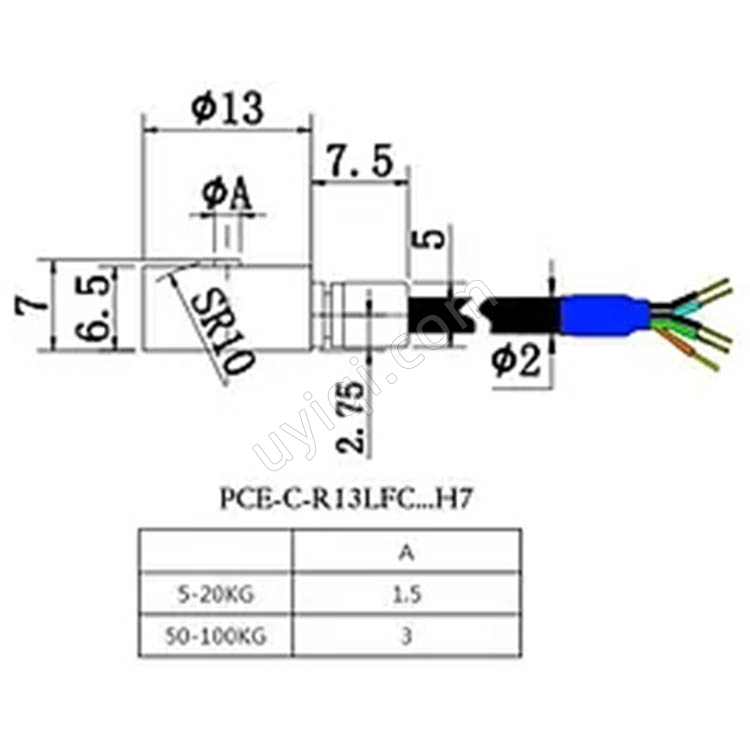 PCE-C-R13LFC-H7測(cè)力計(jì)英國(guó)PCE