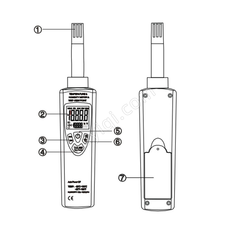 PCE-555空氣濕度計(jì)英國PCE