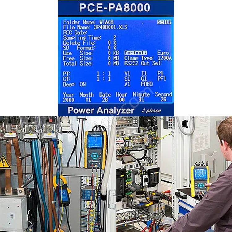 PCE-PA8000-ICA三相功率計(jì)英國PCE