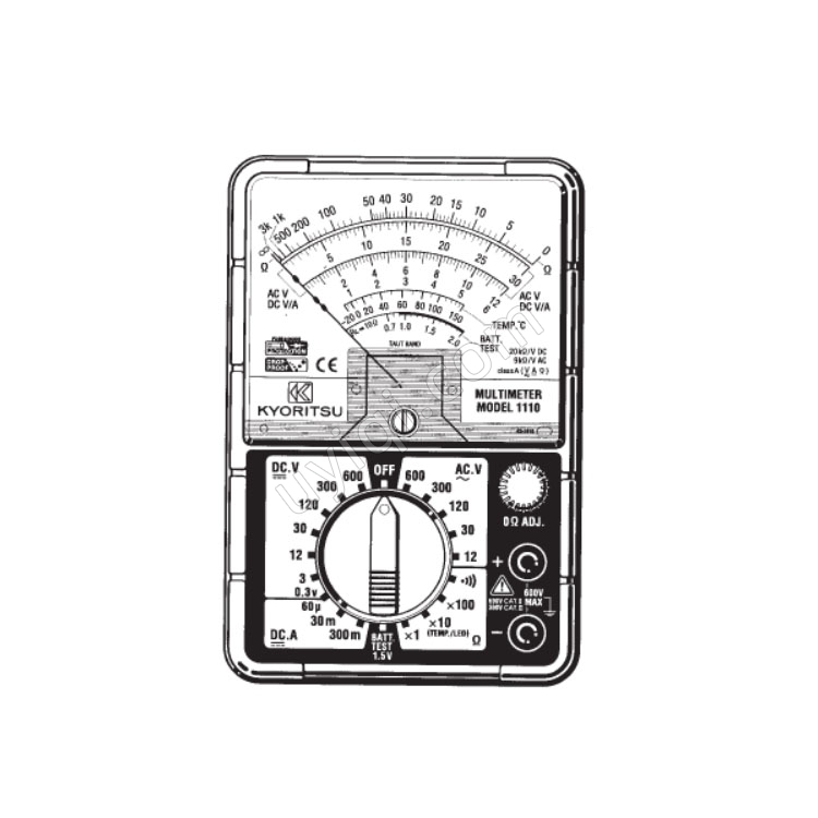 日本KYORITSU克列茨指針式萬(wàn)用表MODEL 1110