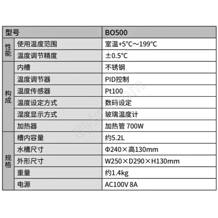 雅馬拓高溫恒溫油浴BO500