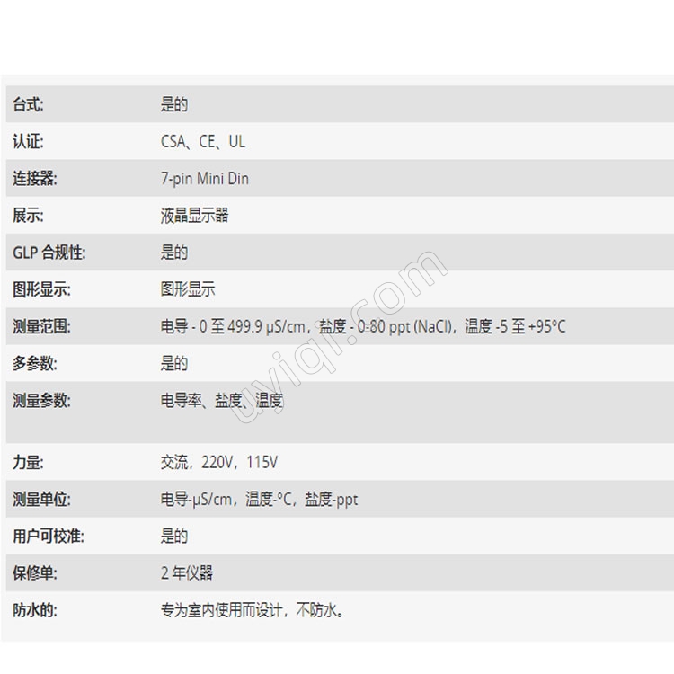 美國YSI實(shí)驗(yàn)室電導(dǎo)儀3100