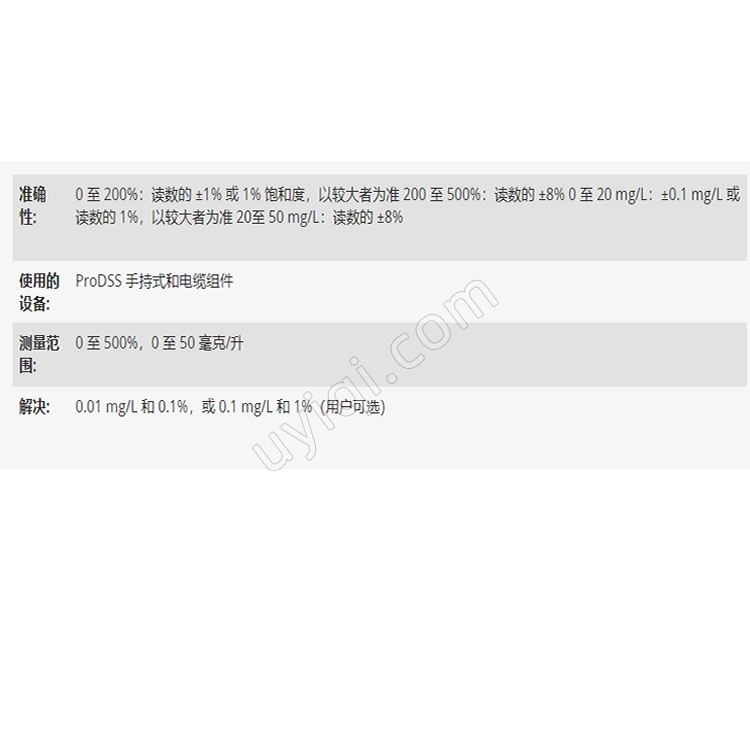 美國YSI光學溶解氧傳感器ProDSS ODO
