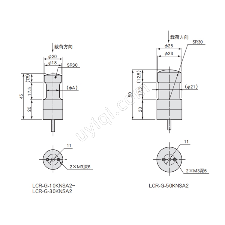 LCR-G-SA2小型壓縮式載荷傳感器日本KYOWA