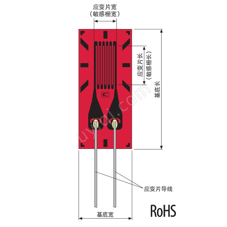 KFGS-30-120-C1-11單軸式通用箔式應變片傳感器日本KYOWA