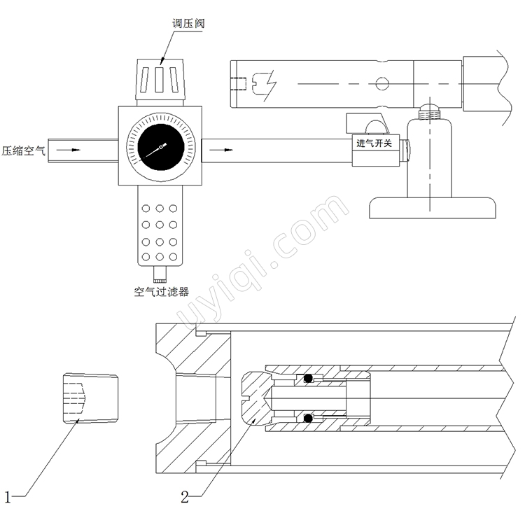 SUNAIR超聲波換能器冷卻器冷風(fēng)槍SR-L15