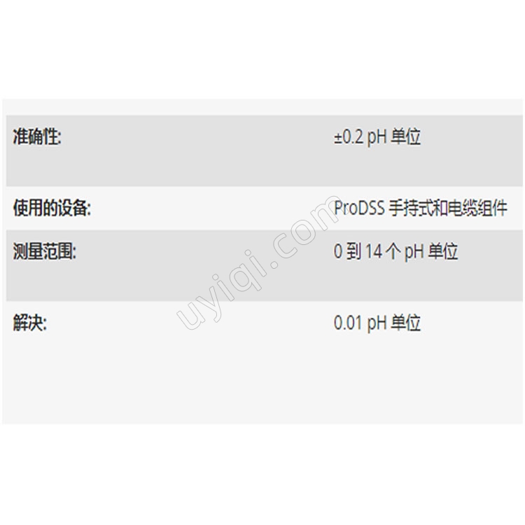 美國YSI帶模塊的pH傳感器ProDSS