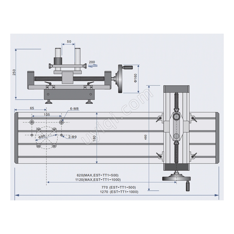 EST-TT1-500手動扭矩測量試驗臺Mikrometry