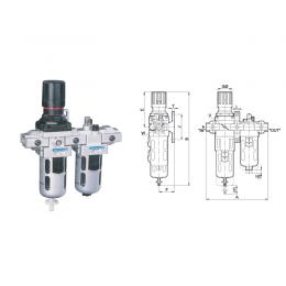 Janatics吉耐斯FRCLM156314-A模塊化FRL空氣制備單元-FRCLM156314-A